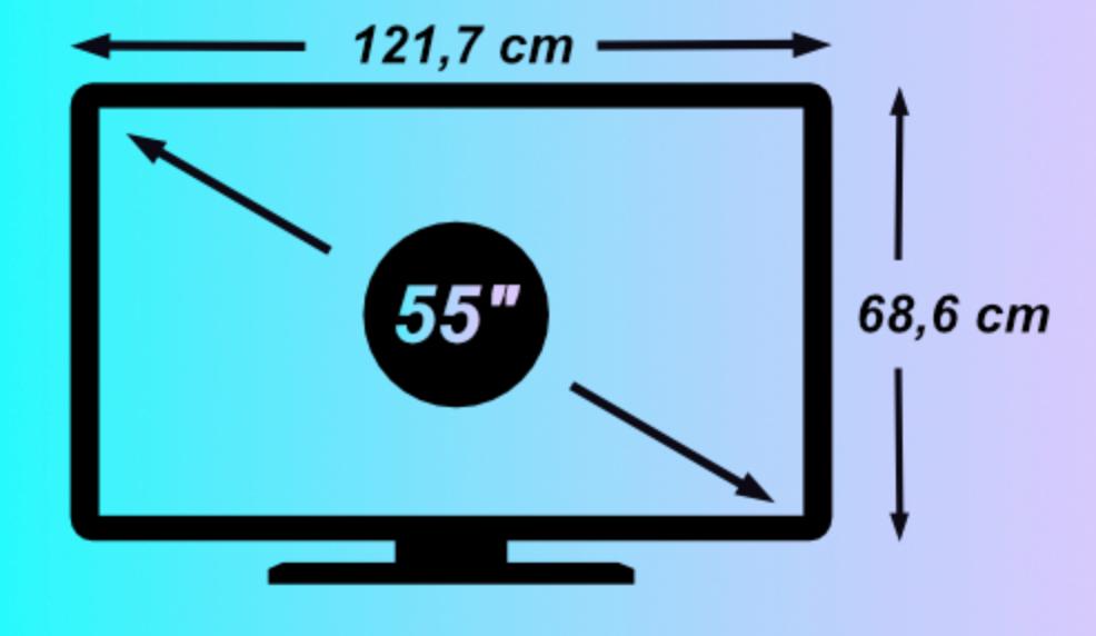55寸電視長和寬各是多少（55吋電視長和寬的尺寸是多少）1