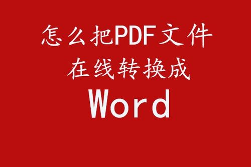 pdf格式怎麼轉換成word文檔免費（如何把PDF文件轉換為word文檔）1