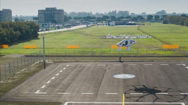 evtl飛行器（Volocopter在羅馬機場完成了載人eVTOL試飛）(1)