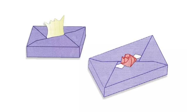 紙巾盒折紙花（紙巾盒與玫瑰裝飾的折紙）3