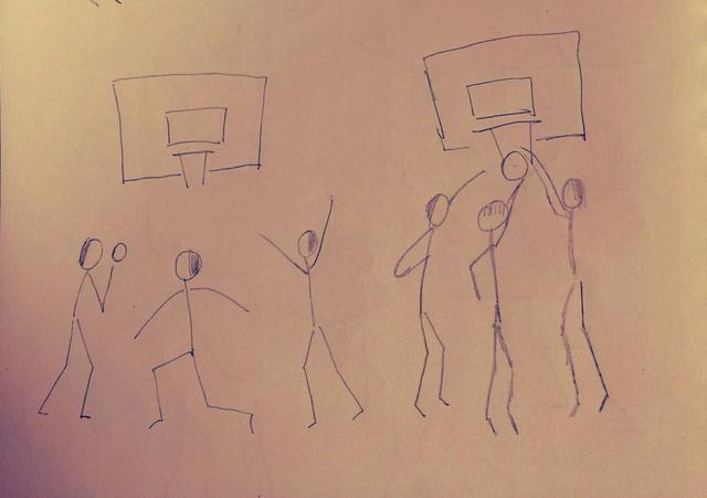 足球和籃球簡筆畫（簡筆畫）2