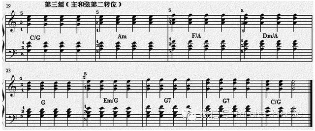 最簡單的配和弦的方法（學即興伴奏必須掌握兩種和弦連接方法）4