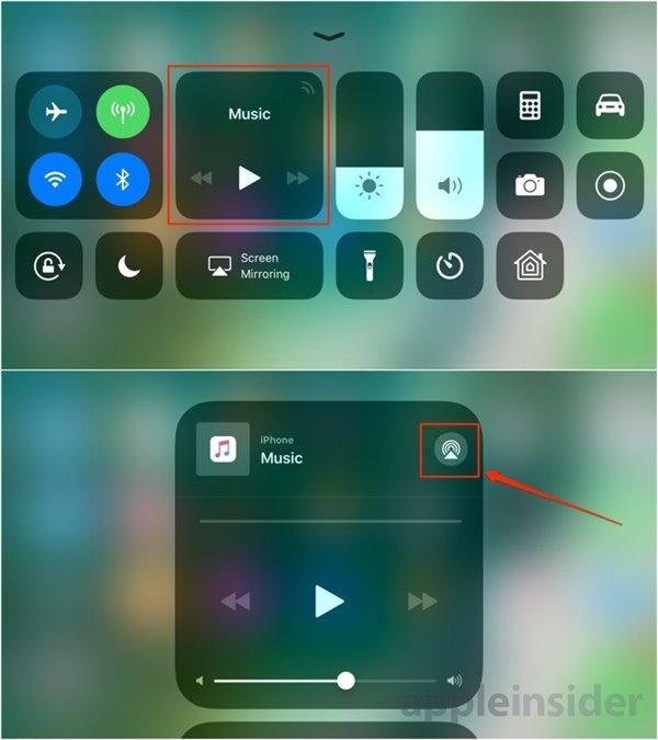 蘋果手機airplay設置在哪裡（iOS11小Tips控制中心的AirPlay切換器）2
