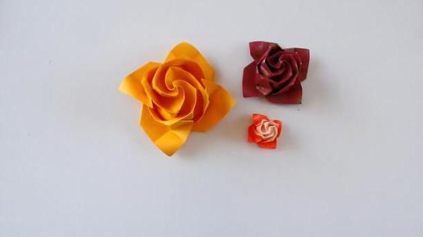 玫瑰花的折紙超級簡單（傳統玫瑰花的折紙方法）2