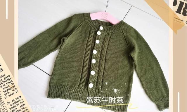 棒針開衫毛衣編織教程完整版兒童（給孩子織件暖和的毛衣）2
