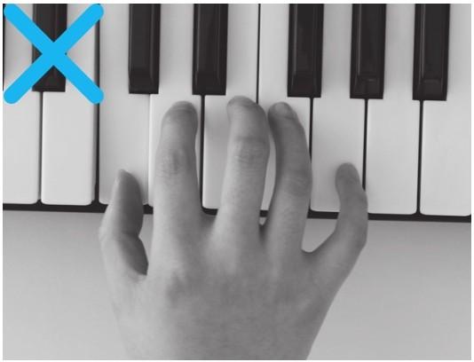 初學者電子琴一個鍵怎麼彈（彈電子琴的手型和觸鍵方法圖解）2