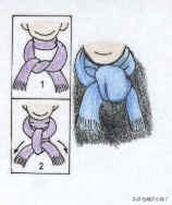 圍巾的圍法與技巧（圍巾的N種圍法）3