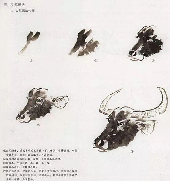 牛的國畫筆法（國畫教程牛的畫法）4