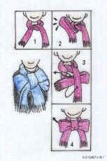 圍巾的圍法與技巧（圍巾的N種圍法）2