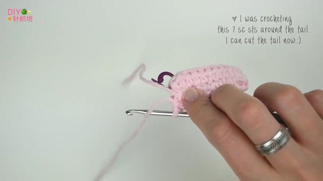 3-6月寶寶針織鞋鈎織教程（教你鈎織超可愛的粉紅小豬款寶寶鞋）(2)