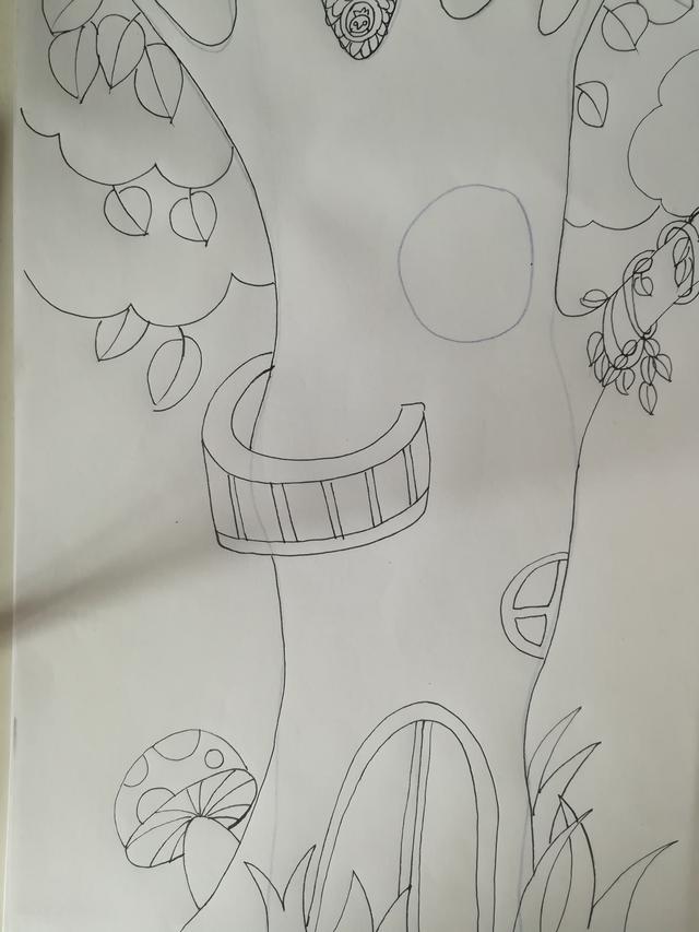 7-12歲兒童樹屋設計畫（輕松老師教寶寶畫樹屋了）5