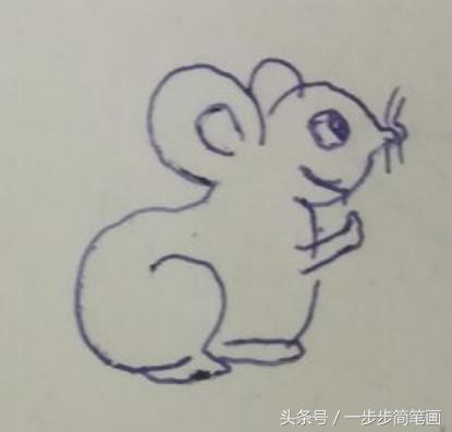 怎麼樣畫小老鼠的簡筆畫（寶寶一看就會的簡筆畫）7