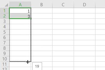 excel中的序列填充（Excel使用技巧序列填充）4