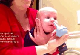 小寶寶鼻塞流鼻涕不通氣一招解決（怎麼緩解寶寶鼻塞流涕）(4)