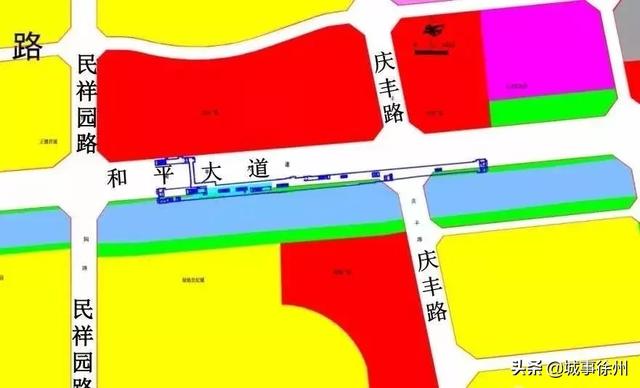 徐州地鐵1号線站點地圖（徐州地鐵1号線出入口最新位置圖）30