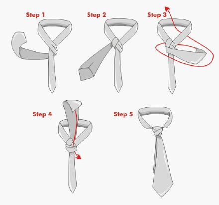 領帶的特别打法（領帶的各種打法）6