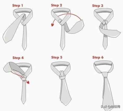 領帶的特别打法（領帶的各種打法）7