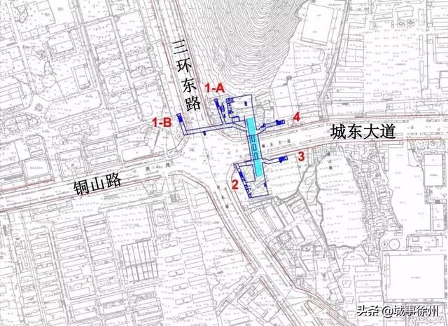 徐州地鐵1号線站點地圖（徐州地鐵1号線出入口最新位置圖）25