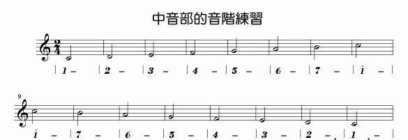 口琴音階練習方法（初學口琴需先練習中音部音階）2