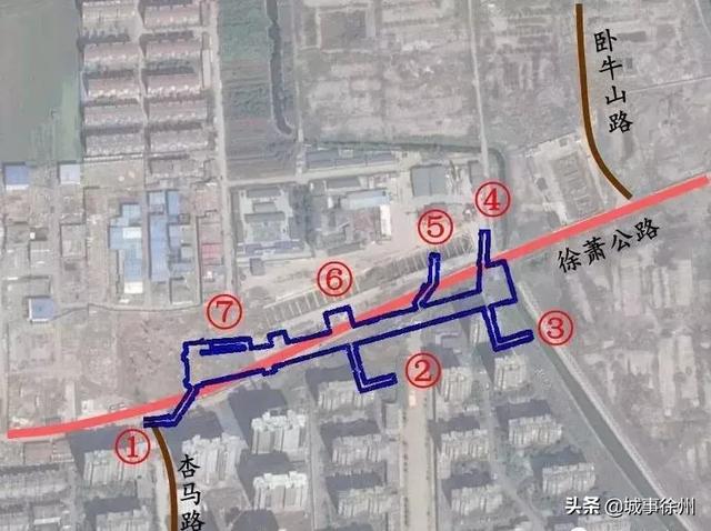 徐州地鐵1号線站點地圖（徐州地鐵1号線出入口最新位置圖）5