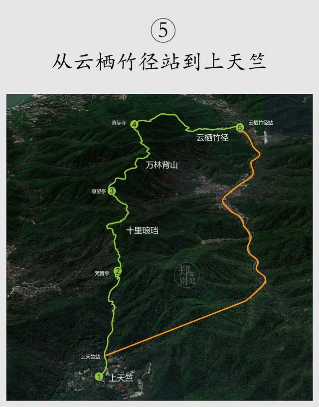 杭州最全登山路線圖（可能是杭州最美登山路線之一）63