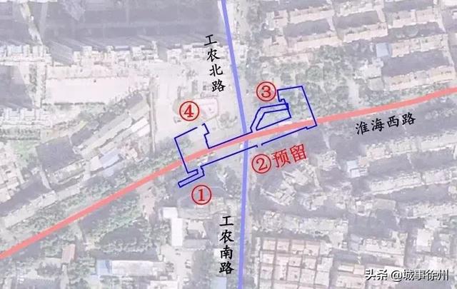 徐州地鐵1号線站點地圖（徐州地鐵1号線出入口最新位置圖）9