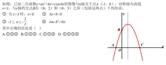 中考數學二次函數壓軸題之相似（中考數學中選擇類壓軸題）1