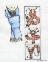 圍巾的圍法與技巧（圍巾的N種圍法）4