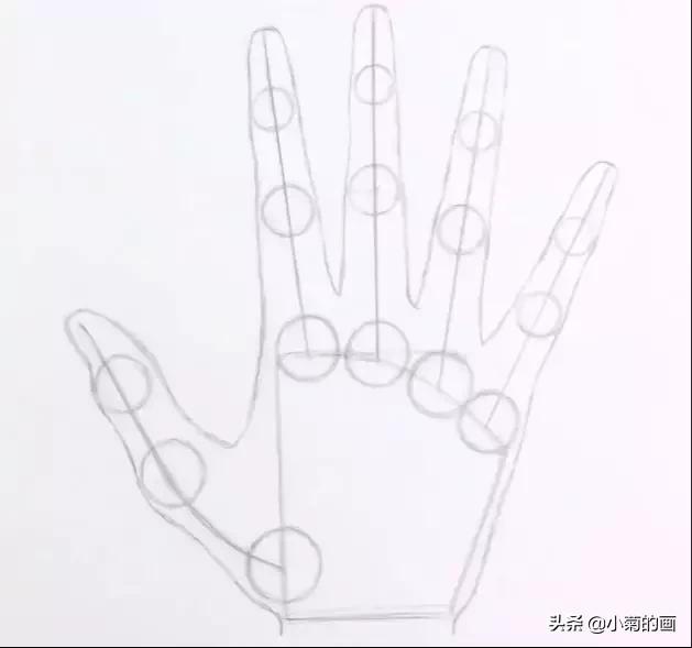 素描人物手型的畫法步驟（素描人物不得不懂的手部畫法）4