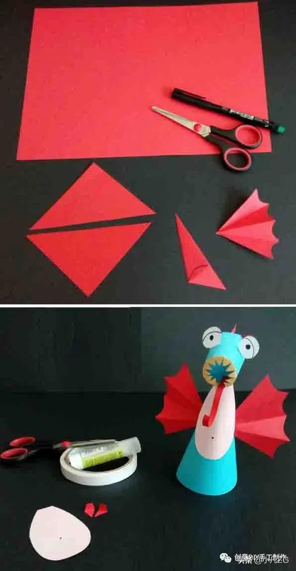 簡單一張紙折動物（六一節手工教你用一張紙折出多種小動物）12