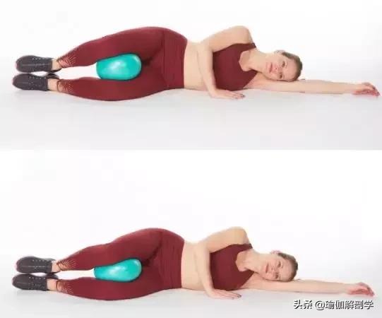 伸展大腿内側瑜伽動作（10個瑜伽動作和大腿内側的）14