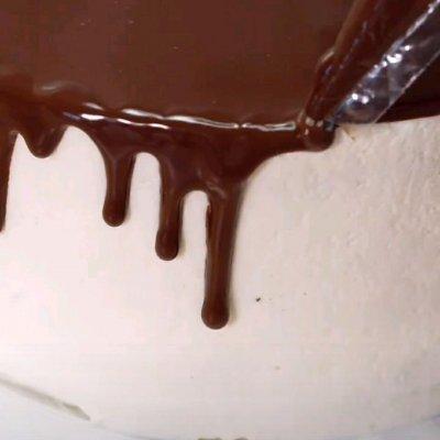 巧克力半淋面蛋糕教程（巧克力淋面蛋糕這樣做也太好吃了吧）18