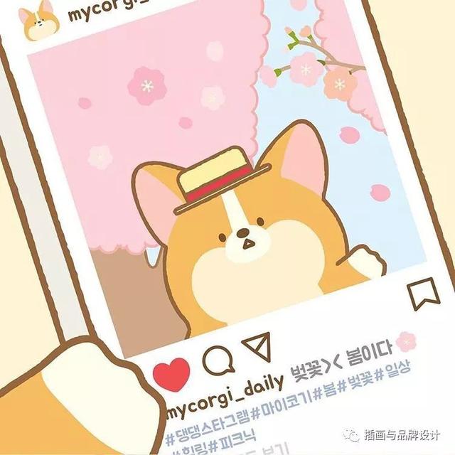 治愈系的可愛動物插畫（插畫韓國插畫師的100隻肥萌小甜狗）1