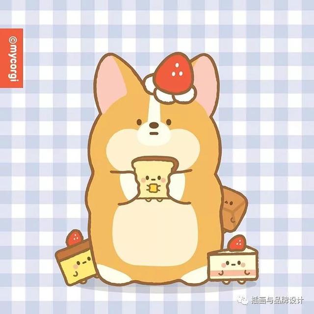 治愈系的可愛動物插畫（插畫韓國插畫師的100隻肥萌小甜狗）20