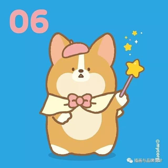 治愈系的可愛動物插畫（插畫韓國插畫師的100隻肥萌小甜狗）37