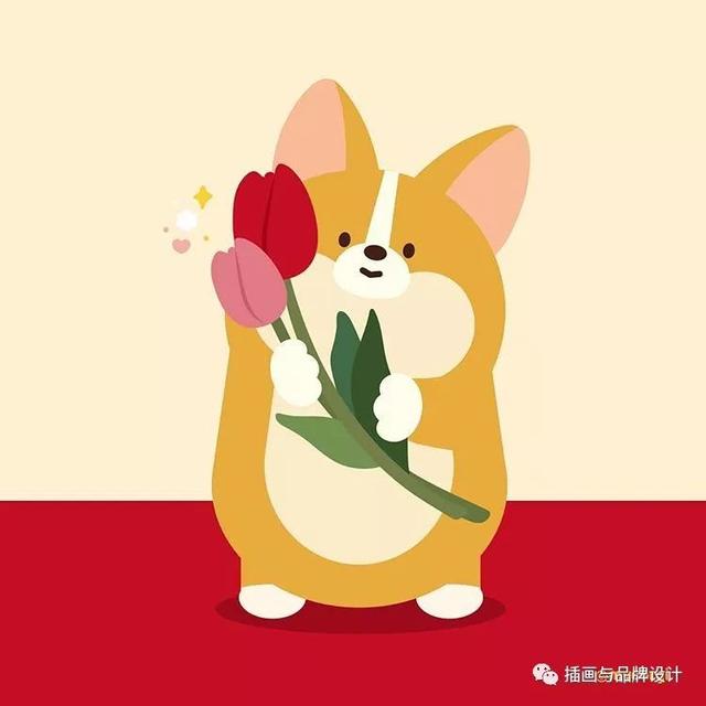 治愈系的可愛動物插畫（插畫韓國插畫師的100隻肥萌小甜狗）40