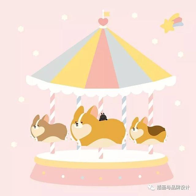 治愈系的可愛動物插畫（插畫韓國插畫師的100隻肥萌小甜狗）50