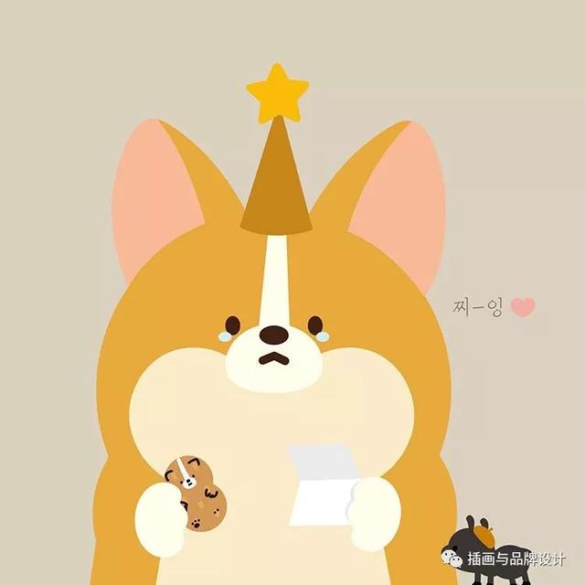 治愈系的可愛動物插畫（插畫韓國插畫師的100隻肥萌小甜狗）68