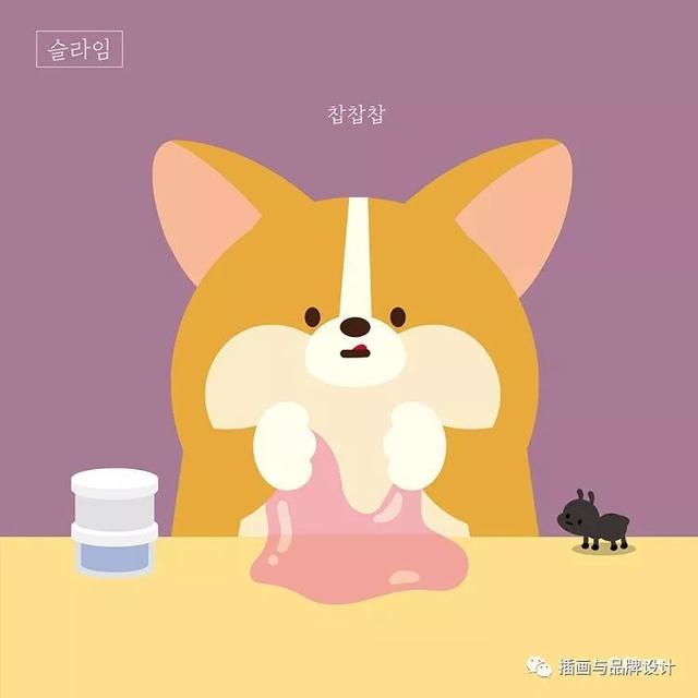 治愈系的可愛動物插畫（插畫韓國插畫師的100隻肥萌小甜狗）70