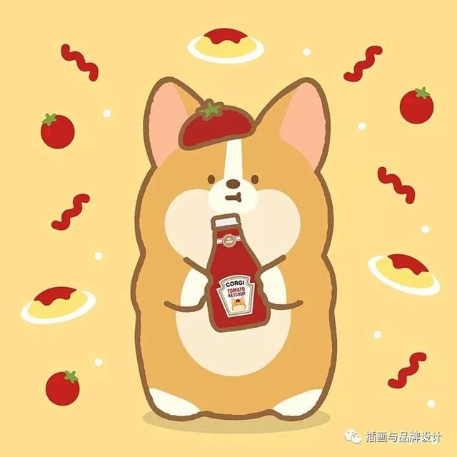 治愈系的可愛動物插畫（插畫韓國插畫師的100隻肥萌小甜狗）84