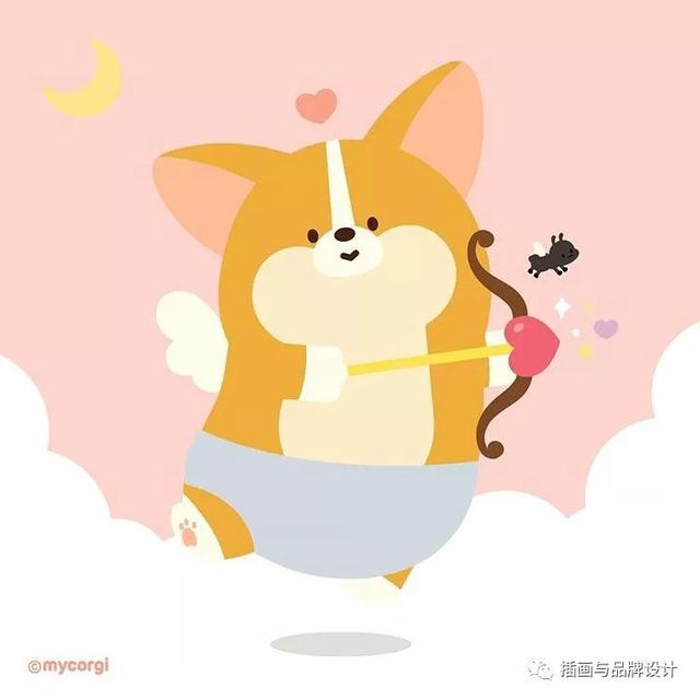 治愈系的可愛動物插畫（插畫韓國插畫師的100隻肥萌小甜狗）99