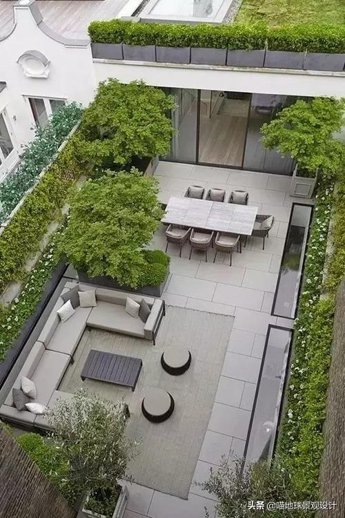 1000平米樓頂花園庭院設計效果圖（私家庭院這樣設計）48