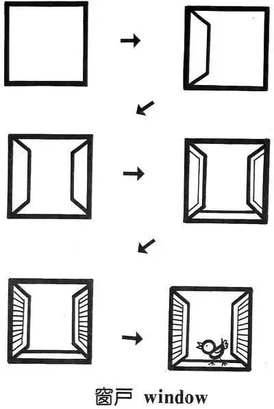 如何畫正方體簡筆畫（正方形是如何變成簡筆畫的）17