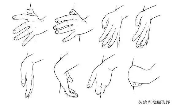 怎麼畫手勢又漂亮又簡單（教你30種常見手勢畫法）9