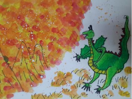 小孩恐龍簡單畫（兒童創意畫教程）23