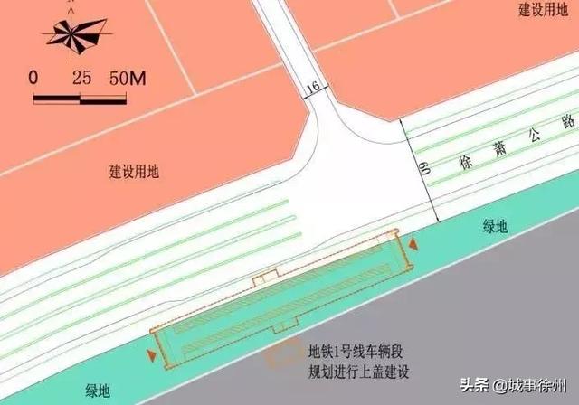 徐州地鐵1号線站點地圖（徐州地鐵1号線出入口最新位置圖）4
