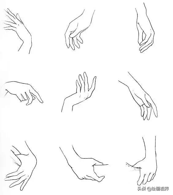 怎麼畫手勢又漂亮又簡單（教你30種常見手勢畫法）2