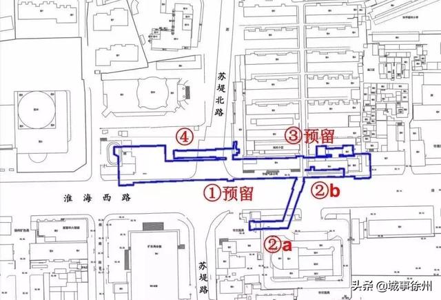 徐州地鐵1号線站點地圖（徐州地鐵1号線出入口最新位置圖）13