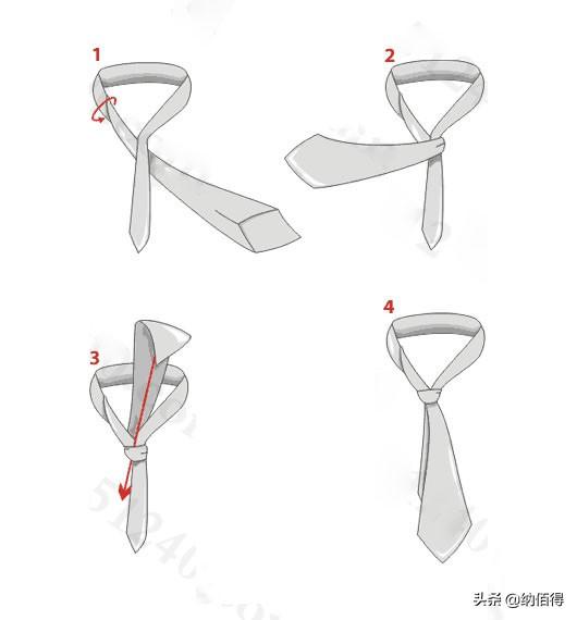 領帶的特别打法（領帶的各種打法）3