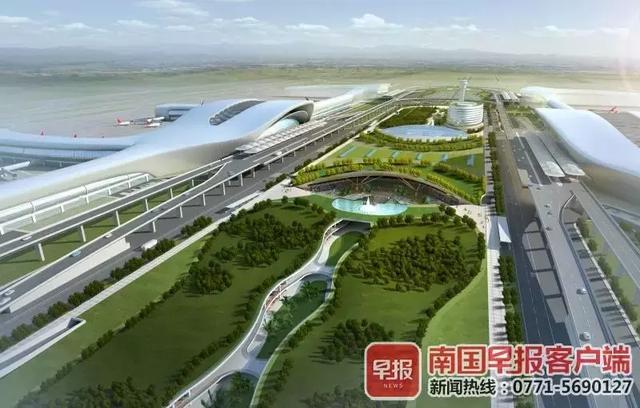 南甯軌道機場線最新站點規劃（未來的南甯機場樞紐長這樣）2